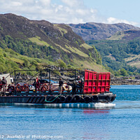 Buy canvas prints of Glenelg to Skye ferry, Scotland  by Photimageon UK