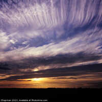 Buy canvas prints of Cirrus cloud sunset - Leicestershire by Photimageon UK