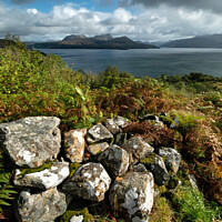 Buy canvas prints of Scottish Highlands as seen from Leitir Fura on Skye by Photimageon UK