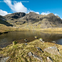 Buy canvas prints of Blaven and Loch Fionna Choire, Skye by Photimageon UK