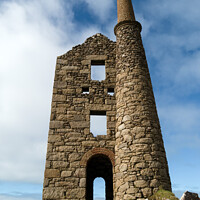 Buy canvas prints of Ruins of West Wheal Owles Tin Mine Engine House, B by Photimageon UK