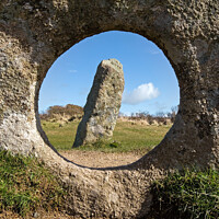 Buy canvas prints of Men an Tol standing stones, Cornwall by Photimageon UK