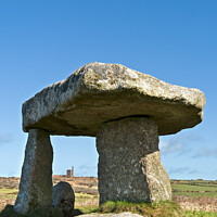 Buy canvas prints of Lanyon Quoit and Cornish Tin Mine, Cornwall by Photimageon UK