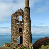 Buy canvas prints of Old Cornish tin mine, Cornwall, England by Photimageon UK