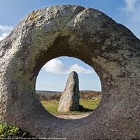 Buy canvas prints of Men an Tol standing stones, Cornwall, England by Photimageon UK