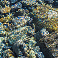 Buy canvas prints of Water ripples and colourful pebbles, Isle of Skye  by Photimageon UK