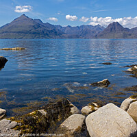 Buy canvas prints of Black Cuillin Mountains and Loch Scavaig from Elgol, Skye, Scotland by Photimageon UK
