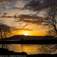 Buy canvas prints of Orange sunset, Broadford Bay, Skye by Photimageon UK
