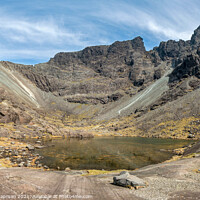 Buy canvas prints of Coire Lagan in the Black Cuillin Mountains, Isle of Skye by Photimageon UK
