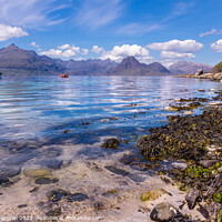 Buy canvas prints of Elgol Beach and Cuillin Mountains, Isle of Skye by Photimageon UK
