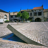 Buy canvas prints of Place des Cornieres, Lauzerte, France by Photimageon UK