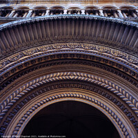 Buy canvas prints of Ornate Italianate church arch detail, Wilton, Engl by Photimageon UK