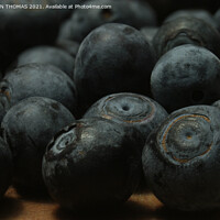 Buy canvas prints of A Bunch of Blueberries by STEPHEN THOMAS
