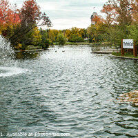 Buy canvas prints of Assiniboine Park Duck Pond pano by STEPHEN THOMAS
