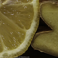 Buy canvas prints of Lemon With A Kiss of Ginger by STEPHEN THOMAS