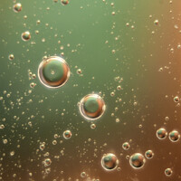 Buy canvas prints of Christmas Bubbles - Water and Oil Abstract by STEPHEN THOMAS