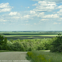 Buy canvas prints of Driving Down Into The Pembina Valley by STEPHEN THOMAS