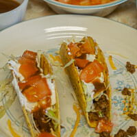 Buy canvas prints of Monday's Messy Tacos by STEPHEN THOMAS