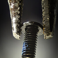Buy canvas prints of Screw in Needle Nose  by STEPHEN THOMAS