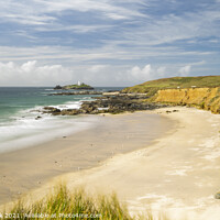 Buy canvas prints of Godrevy Lighthouse, Cornwall  by Sam Westbrook