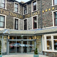 Buy canvas prints of The inn of the lake ullswater  by Pelin Bay