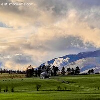 Buy canvas prints of Cloudy Mountain View  by Pelin Bay