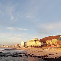 Buy canvas prints of Sea Point at sunset, Cape Town, South Africa by Neil Overy
