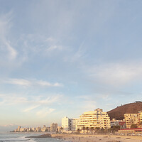 Buy canvas prints of Sea Point at sunset, Cape Town, South Africa by Neil Overy