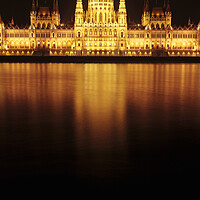Buy canvas prints of Hungarian Parliament Building, Budapest, Hungary by Neil Overy