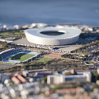 Buy canvas prints of Cape Town Stadium Miniature 2 by Neil Overy