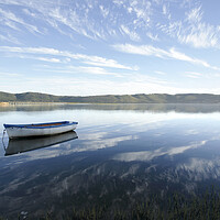 Buy canvas prints of Boat on Knysna Lagoon, South Africa by Neil Overy