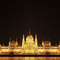 Buy canvas prints of Hungarian Parliament Building by Neil Overy