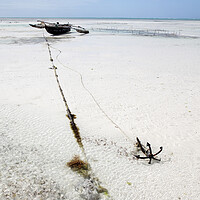 Buy canvas prints of Ngalawa boat, Zanzibar by Neil Overy