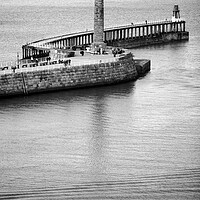 Buy canvas prints of Whitby West Pier by Neil Overy