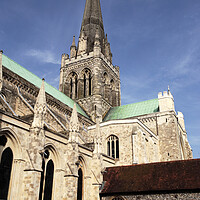 Buy canvas prints of Chichester cathedral by Neil Overy