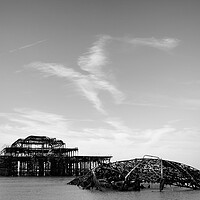 Buy canvas prints of Brighton West Pier by Neil Overy