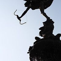Buy canvas prints of Eros Statue, London by Neil Overy