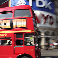 Buy canvas prints of London Bus by Neil Overy