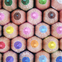 Buy canvas prints of Colorful Pencils 2 by Neil Overy