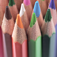 Buy canvas prints of Coloured Pencils 1 by Neil Overy