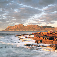Buy canvas prints of Dawn over Simon's Town South Africa by Neil Overy