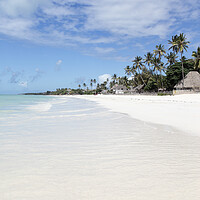 Buy canvas prints of Beach paradise in Zanzibar by Neil Overy
