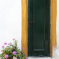 Buy canvas prints of Old Greek Door in Corfu by Neil Overy