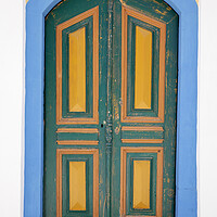 Buy canvas prints of Old Greek Door, Corfu by Neil Overy