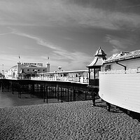 Buy canvas prints of Palace Pier in Brighton shot in black and white by Neil Overy