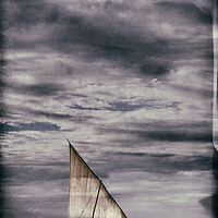 Buy canvas prints of Dhow Sailing on the Indian Ocean by Neil Overy