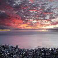 Buy canvas prints of Sea Point Cape Town Sunset by Neil Overy