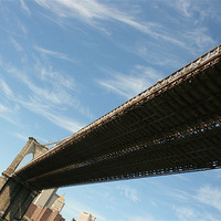 Buy canvas prints of Brooklyn Bridge, New York by David Gardener
