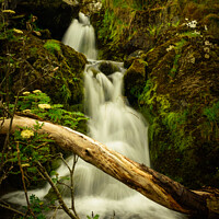 Buy canvas prints of Stybeck Waterfall, Thirlmere, Lake District, Cumbria, UK by Michaela Strickland