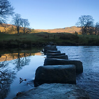 Buy canvas prints of Rydal Steps by Michaela Strickland